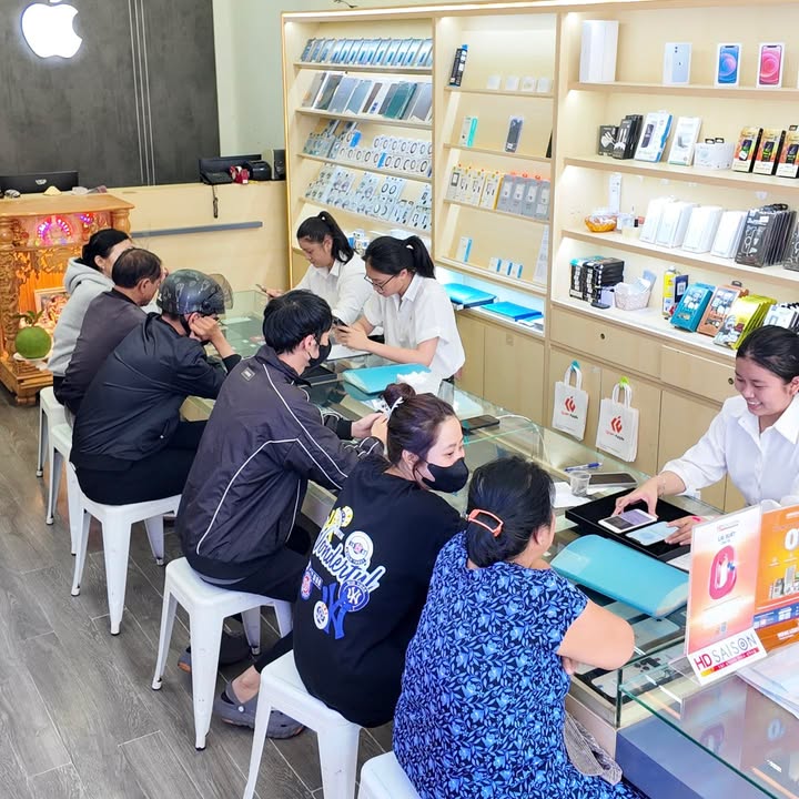Quầy trưng bày Quan Apple Nam Phước